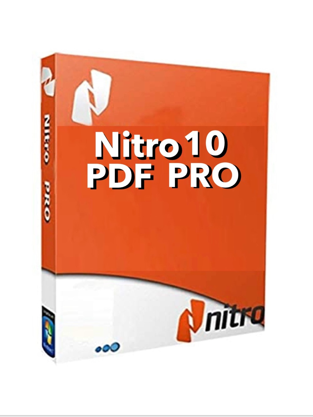 Nitro 10 PDF Pro Software (DVD or USB) - Lifetime for Windows